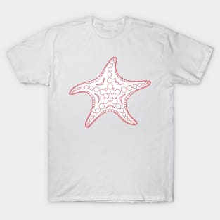 Starfish (coral/white) T-Shirt